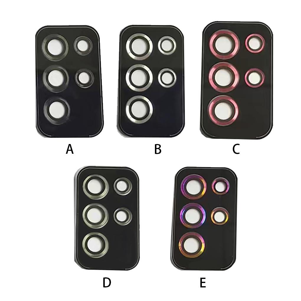 Phone Camera Lens Protector Scratch Proof Anti-fingerprint Adhesive Tempered Glass Cover Replacement for A22 Ultra