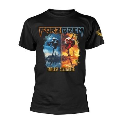 T-shirt nera '40 Years Of Evil' dei Forbidden - NUOVA