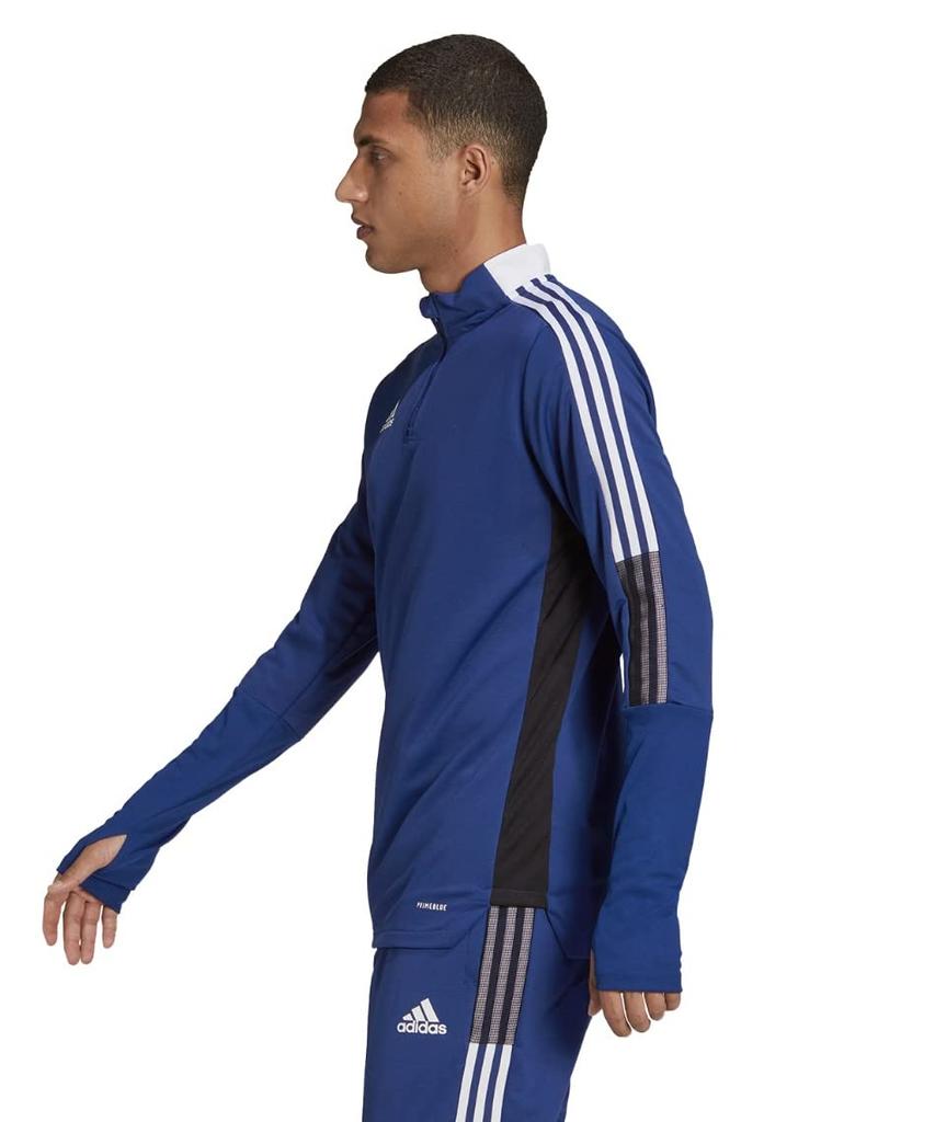 Adidas Tiro Prime Blue Warm Fußballtrikot Victory Blue Herren-Top, IZX76, (H33693)