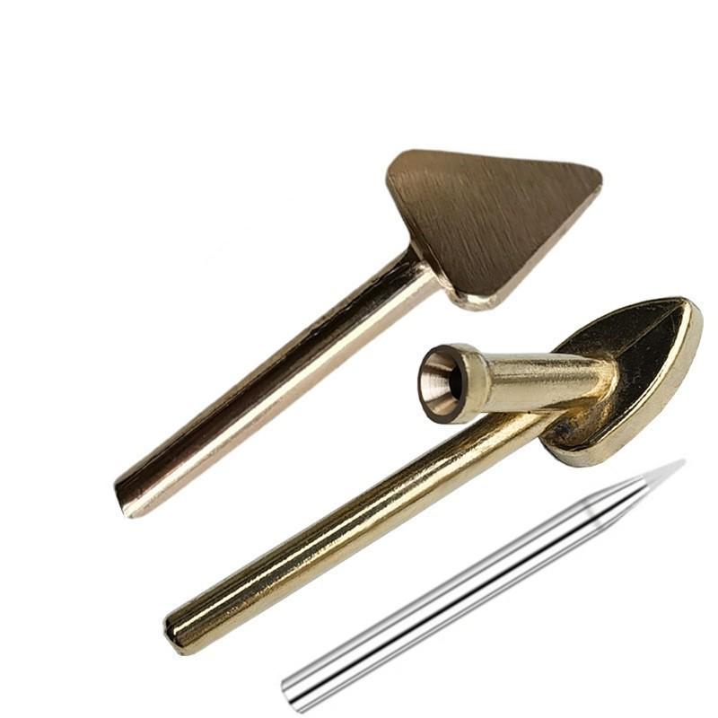 Triangular Soldering Tip Tool for Leather Repair and Wrinkle Removal In Hot Stamping & Inflatable Boat Fabrics