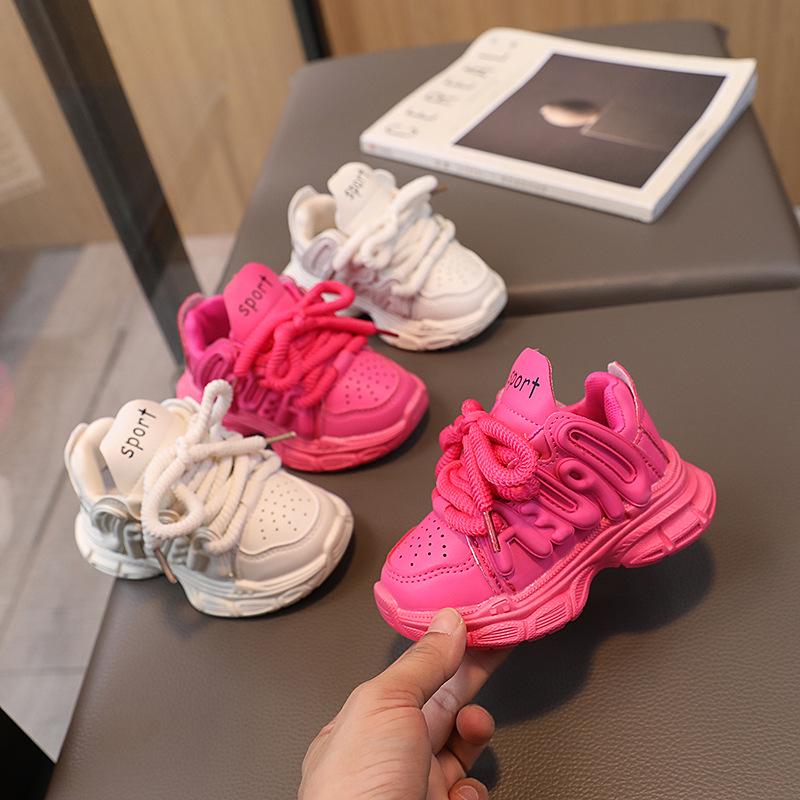 2025 Spring & Fall Kids' Sneakers: Trendy Girls' Dad Shoes & Stylish Boys' Student Shoes