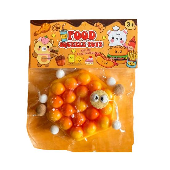 Simulation Baked Goods Squeeze Toy Stress Relief Croissant Waffle Toast Bread Sensory Toy Decompression Food Fidget Stress Ball