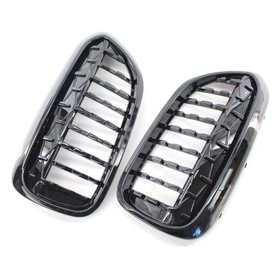 1 Pair ABS Meteor Design Kidney Front Grille Auto Racing Grille For BMW 5 Series G30 G38 2017-2019 Modified Racing Grills