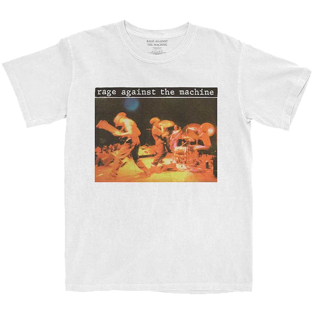 Men's Rage Against The Machine Anger Is A Gift T-shirt Small White