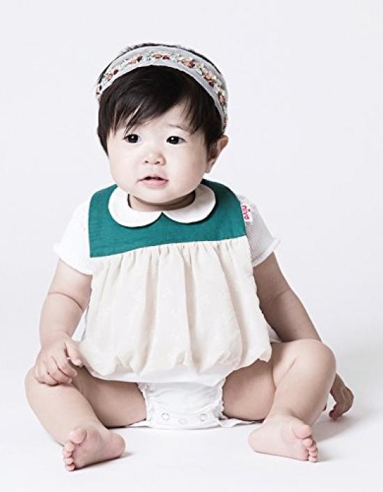 Made In Collared Ribbon Perfect for Baby Half and Gift Ribbon and Flocked Little Lady [NIVA] Japan, Bib, Showers, Birthdays, Birthdays, More. Boxed.