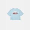 Kolon Sports Damen S Grafik Crop Kurzarm T-Shirt TvTcm25632lbl