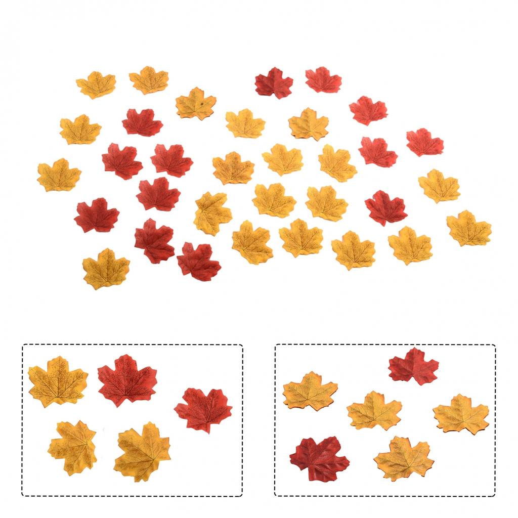 Simulation Props Maple Leaves DIY Fake Halloween Multicolour