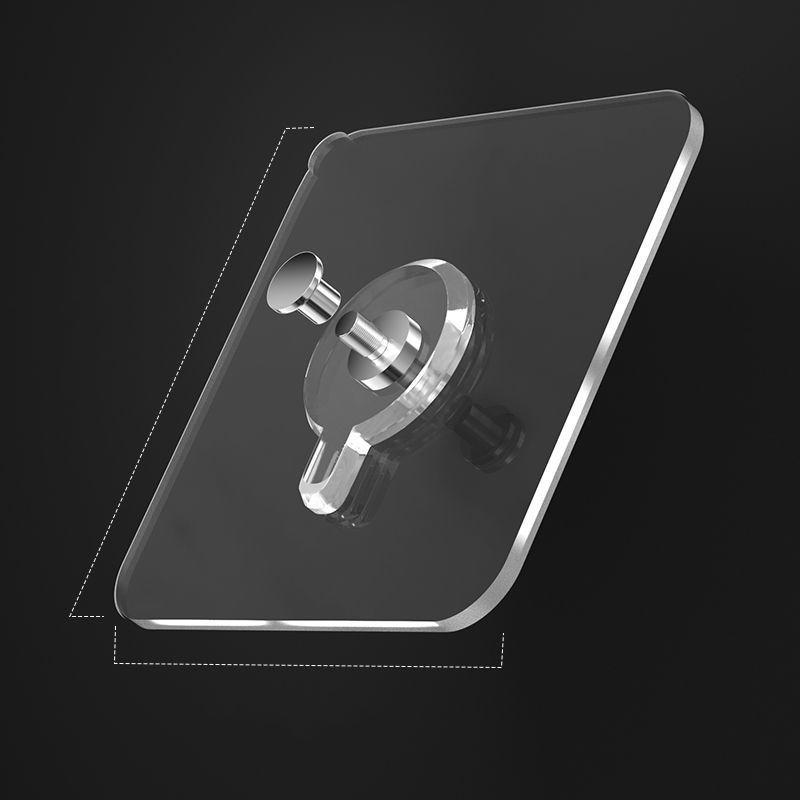 10/150x Transparent Wall Hook Stickers No Drilling No Nail Self-adhesive Photo Frame Clock Screw Hooks Hangers Holder Organizers