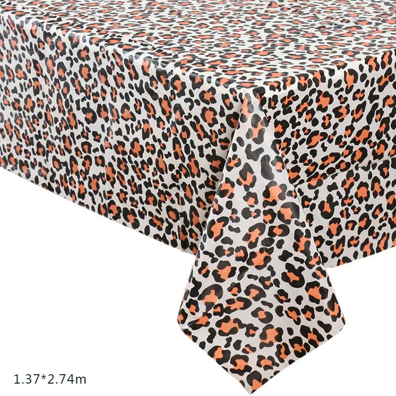 Woodland Animals Disposable Plates Jungle Safari Birthday Animals Giraffe Zebra 1st Birthday Party Decor Leopard Print Plates