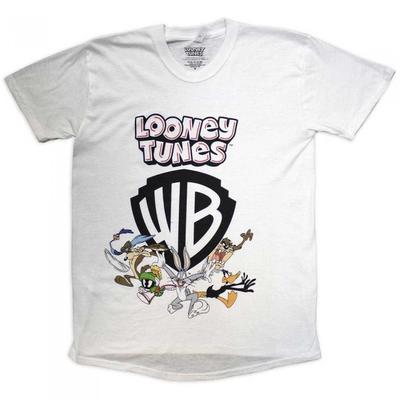 Looney Tunes Unisex Adult Warner Bros Shield marškinėliai