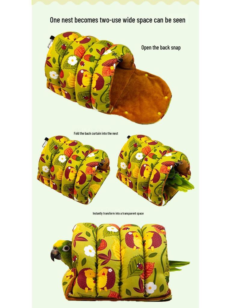 Isolerat Vinterfågelhus Bo för Papegojor & Undulater