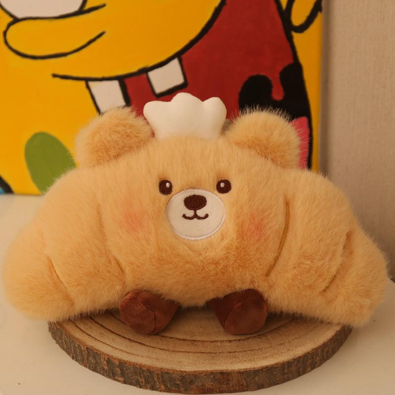 New Creative Doll 8 Inch Baking Bread Bear Plush Toy Doll Cute Ornament