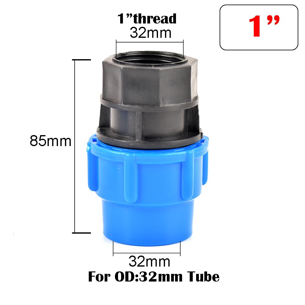 

Пластиковый полиэтиленовый водопроводный водопровод для орошения водопроводная труба быстроразъемный клапан внутренняя резьба для трубы 20 мм 25 мм 32 мм 40 мм 50 мм 63 мм