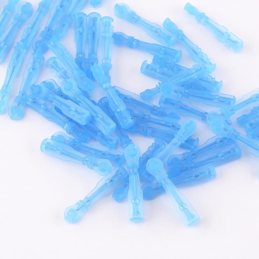 YFFSFDC Blackhead Removal Acne Pore ABS Beauty Easy to Disposable Tool, Needle, Care, Material, Tool, Use, Portable, (50 Pieces)