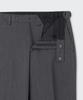 MUSINSA STANDARD Semi-Wide Hidden Banding Slacks [Medium Gray]