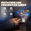 Led Ocean Projector Light 360 Degree  Rotating Dynamic Night Light Usb Powered Ambient Lamp Decorative Lighting For Game,Living Room