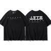 Cool anime Slam Dunk cartoon short-sleeved T-shirt for men summer front and back print loose clothes around Yukawa Kaede