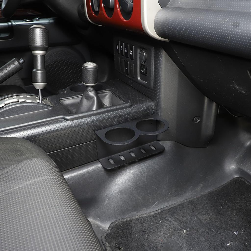 Sauicemy Car Cup Holder for Toyota FJ Cruiser Drink Water Cup Passenger Cup Center Console Small Item Storage for Cell Water and Car Aluminum Alloy