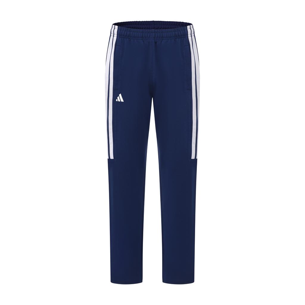 adidas Taekwondo 3-Stripes Classic Retro Straight Leg Hoodie Cotton Two-Piece Casual Sports Suit Unisex Sweatsuit Dark-Blue CLTR02JTK-DBW+TR411TK-NBW