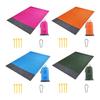 Beach Outdoor Blanket Oversized Packable Ground Sheet with Moisture-Blocking Backing for Camping Park and Lawn Use