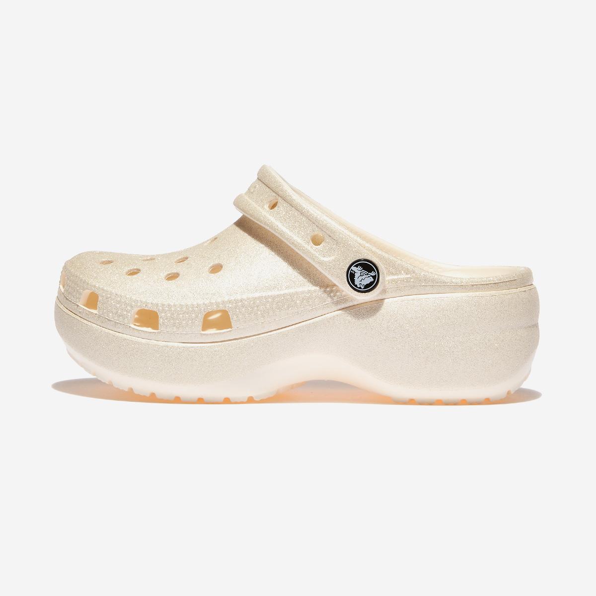 

[Crocs] Classic Platform Glitter Clog Women, CRS207241, 1010104237, Popular Korean Shoes 220