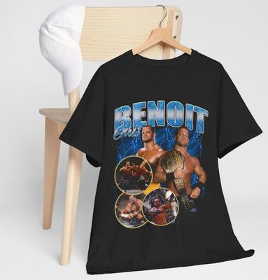 Chris Benoit Años 90 WCW, Camiseta Retro Vintage