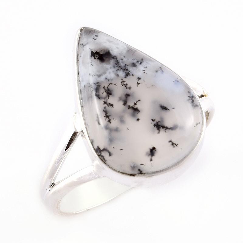 Natural Dendrite Opal Gemstone Handmade 925 Sterling Silver Gift Ring S.9 l6q95