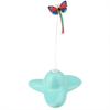 Electric Rotating Butterfly Cat Toy For Indoor Cats Interactive Automatic Spinning Flashing Butterfly Teaser Stimulating Prey Instinct Exercise