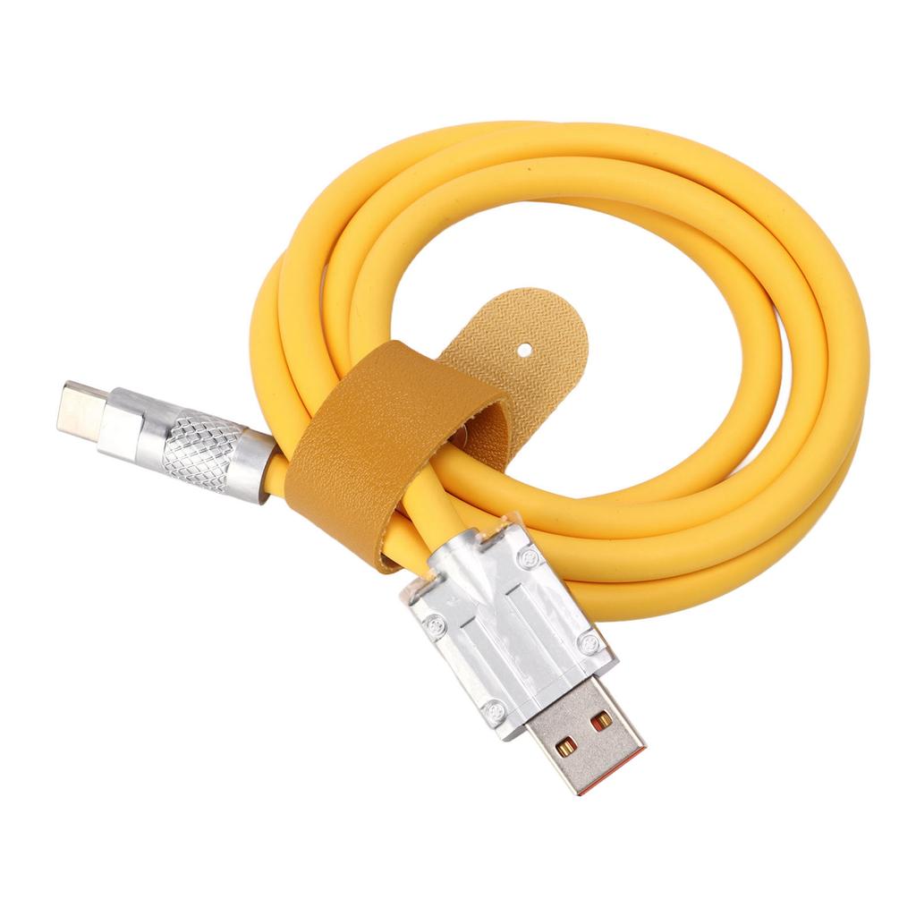 USB C Charging Cord 66W Fast Charging Liquid Silicone Thickened Type C Charging Cable for Phone Power Bank Camera 4.76ft