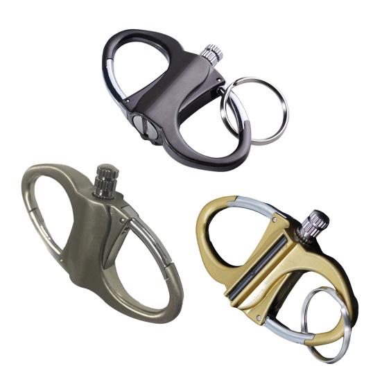 2/3 ks Klíčenka Křesadlo Zapalovač Outdoorový Zapalovač Přenosná Turistická Klíčenka Kovová Petrolejová Klíčenka Přívěsek