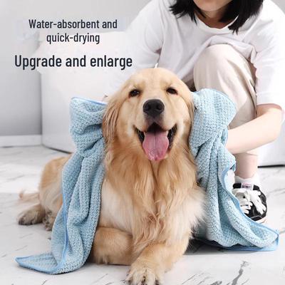 Set Asciugamano Assorbente per Animali Domestici: Accappatoio per gatti, Salviettina super assorbente per cani, Asciugamano da bagno per cani ad asciugatura rapida