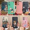 For Oppo A52 A72 A92 Phone Case Cool Bear Full Coverage Bumper Soft Lightweight Liquid Silicone Anti Drop Phone Back Covers Capa