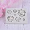 3D Rose Flower Silikonowa forma do fondantu czekoladowego do dekoracji ciasta Forma do rękodzieła cukrowego
