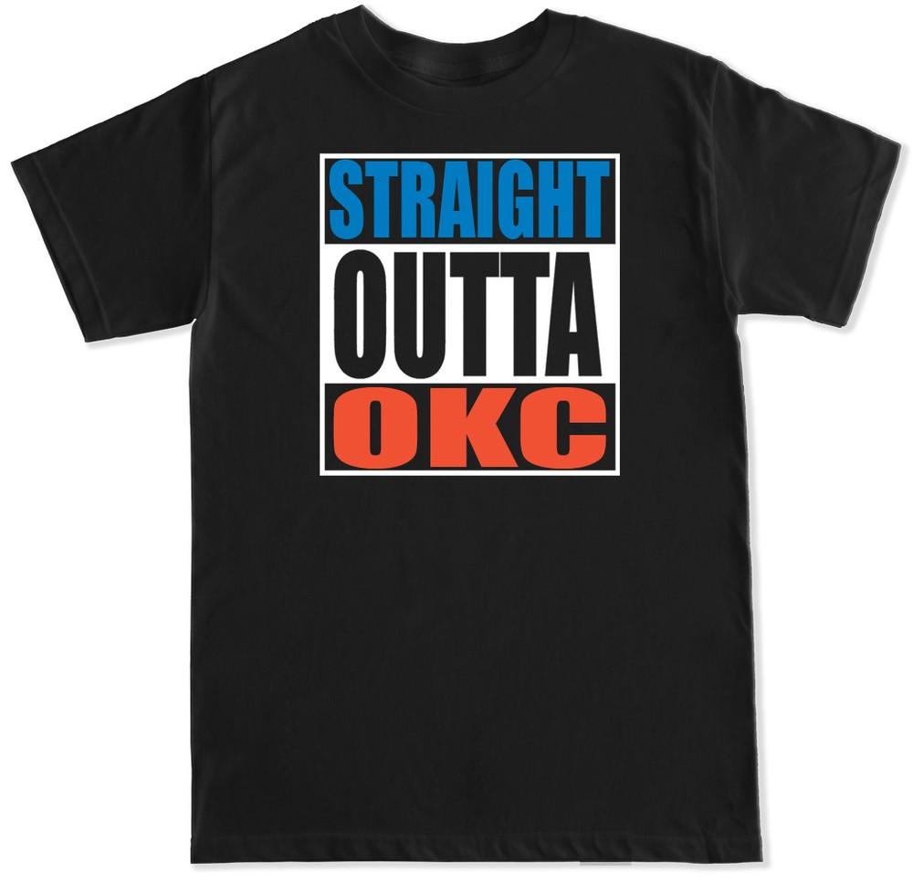 STRAIGHT OUTTA OKC OKLAHOMA CITY THUNDER BASKETBALL WESTBROOK MELO  MENS T SHIRT Unisex T-Shirt XXXXL