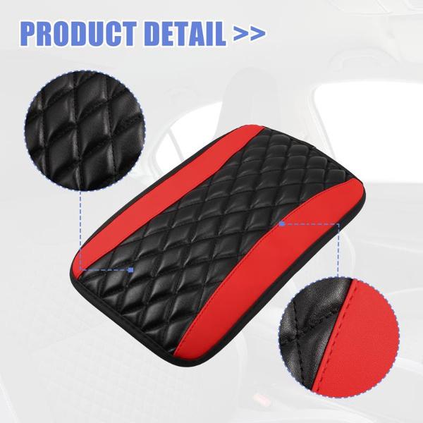 Universal Auto Armlehne Pad Abdeckung Mittelkonsole Box PU Leder Kissen