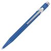 CARAN Ballpoint 849 Color Matte Metal Officially Imported D'ACHE Pen, Oil-Based, X, Blue, NF0849-635, Tin,