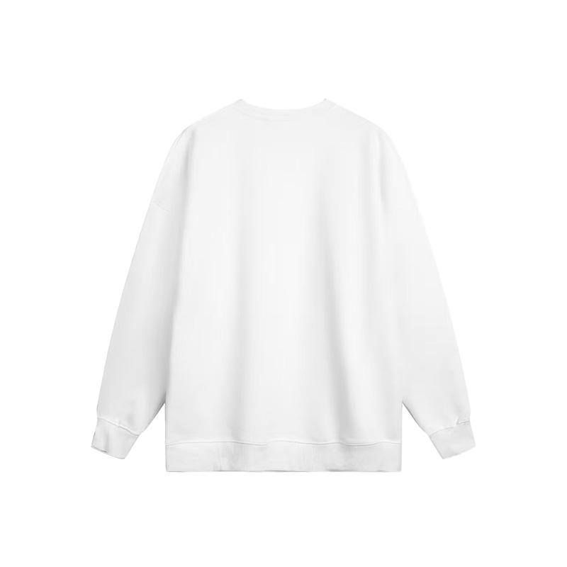 Li Ning Solid Color Simple Student Style Sports Casual Long Sleeve Hoodie Unisex hoodie AFDL37-1