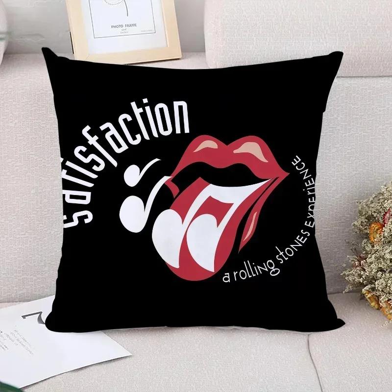 Decorative Pillows for Sofa Rolling Stones Cushion Cover X Couple Pillow Pillowcases X X Cushions Covers  Bed