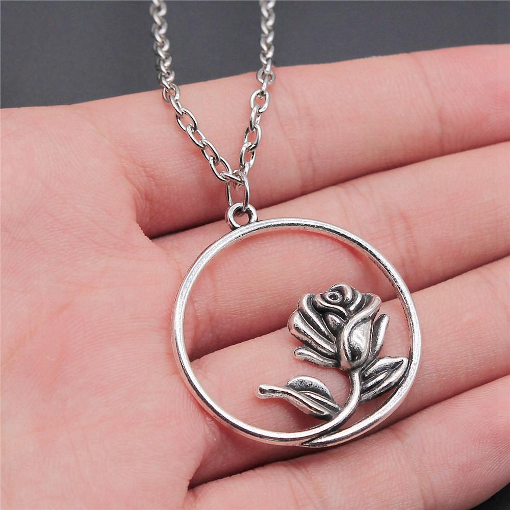 

Мандала Цветок 45 см или 70 см Длинная Цепочка Ожерелье Девочки Ювелирные Изделия Аудитория Новинка В Украшениях A15-36x33mm-70cm Chain