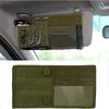 Jakt Universal Bil Auto Solskydd Organizer Hållare Fodral för Solskydd Molle Organizer Väska Påse