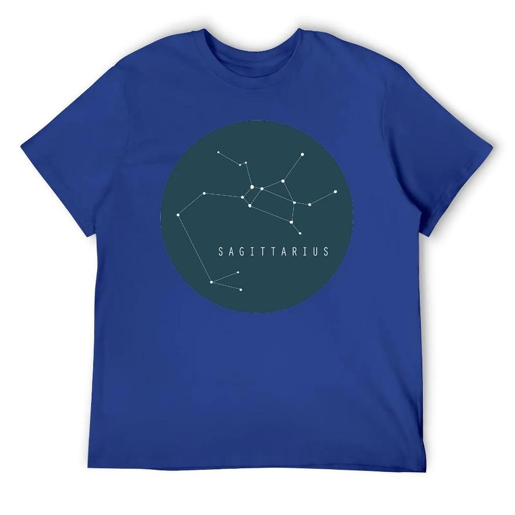 Round Neck Sagittarius Twelve Constellation (6) T-shirt  Motion Top Tee Funny Graphic Humor Graphic Travel USA Size