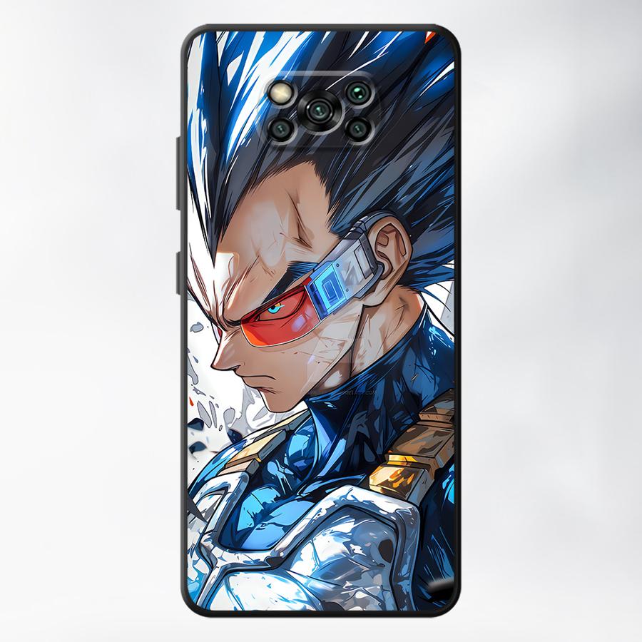 Case for Xiaomi Poco C50 M3 M4 Pro M5 X3 X4 X5 C51 F3 F4 F5 C65 Funda Phone Cover D-ragonS B-allS Goku