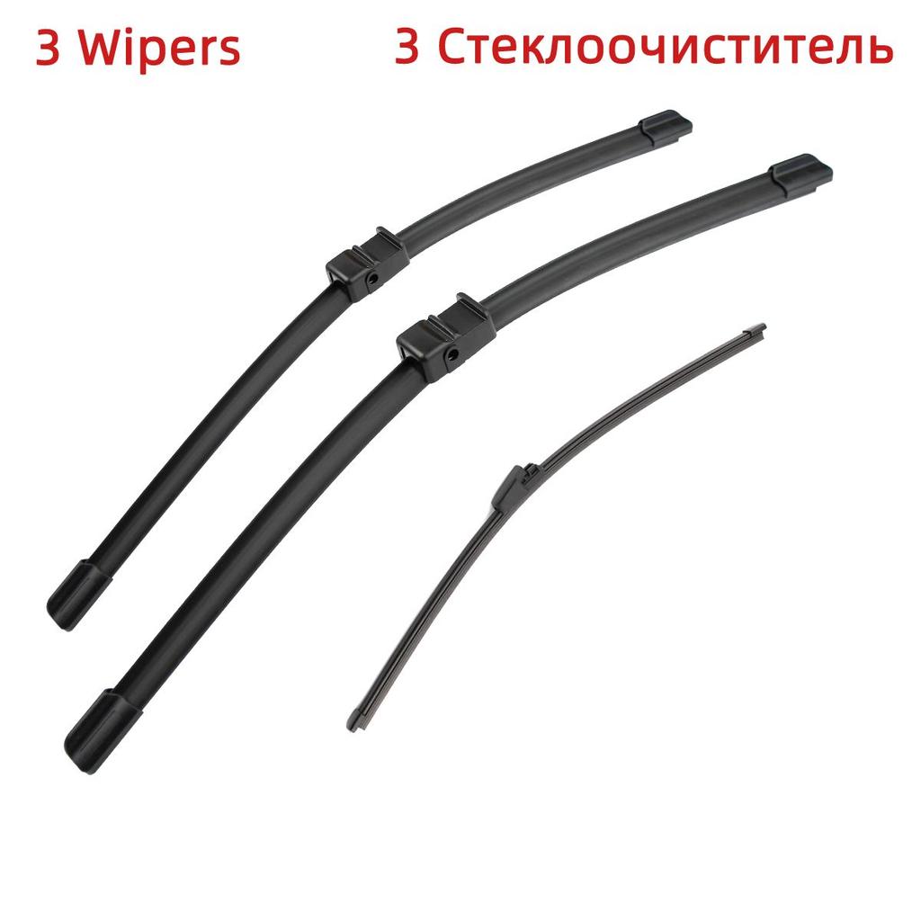 3PCS Wiper Blades For SKODA Octavia 2004-2011 24" 19" 16" Fit Front Windshield Windscreen Window Brushes Cutter Accessories 2006 2007 2008 2009 2010