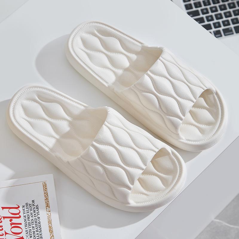 Slippers Women's Home Couple Hotel Bathroom Non-slip Thick Bottom Massage Indoor Summer Cool Slippers Men