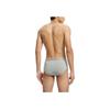 Calvin Klein Double Gravity Band Letter Mid-Rise Briefs Men underwear Gray NB3298-P7A