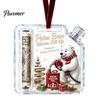 Feiertagsgeld-Geschenkhalter Weihnachts-Geld-Schmuckstück, Acryl für Bargeld, Einzigartiges Geschenk Lustige Weihnachtsbaum-Hänge Dekoration, Geschenke Party-Mitgebsel Karte
