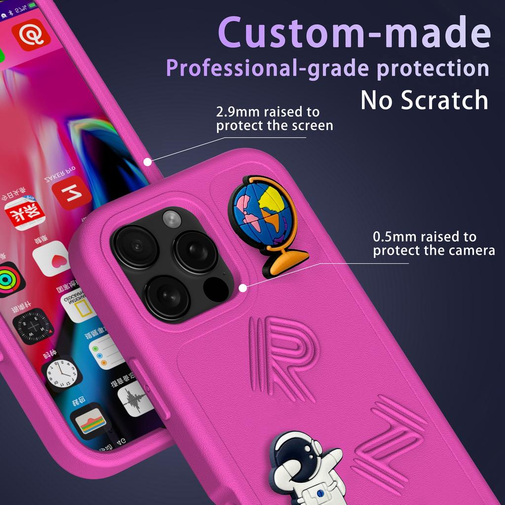 For iPhone 16 Pro Case Funny Pattern EVA Protective Phone Cover