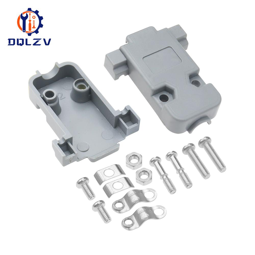 DB15 DB25 DB9 DB37 Parallel Serial Port Fmale/Male Solder Connector+Plastic Assemble Shell Cover 37 9 15PIN VGA Adapter