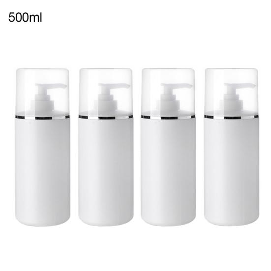4 stk 250/300/400/500 ml reiselotion krempumpe oppbevaringsflaske tom dispenser