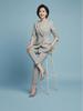 Khaki Elegant Suit Set for Petite Women – Professional, High-End Two-Piece Ensemble with a Goddess Style for a Taller Look
